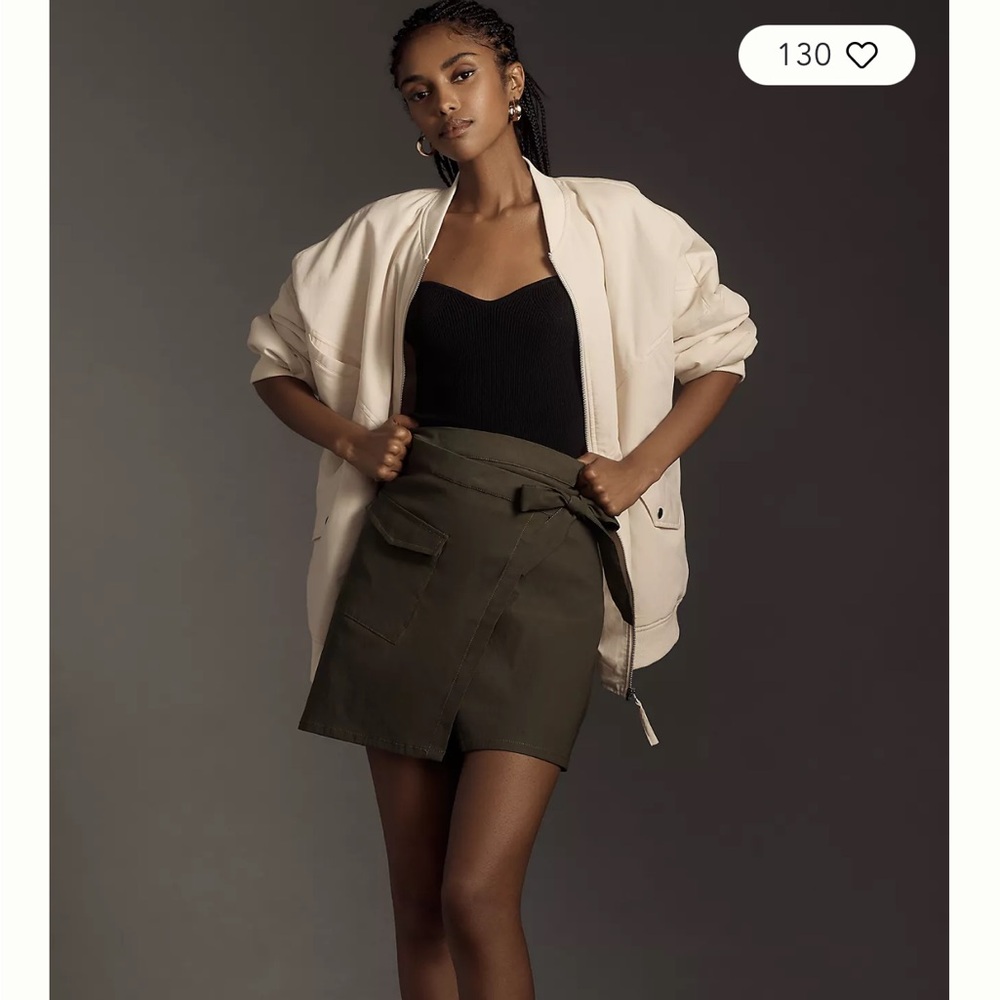 By Anthropologie Wrap Skirt